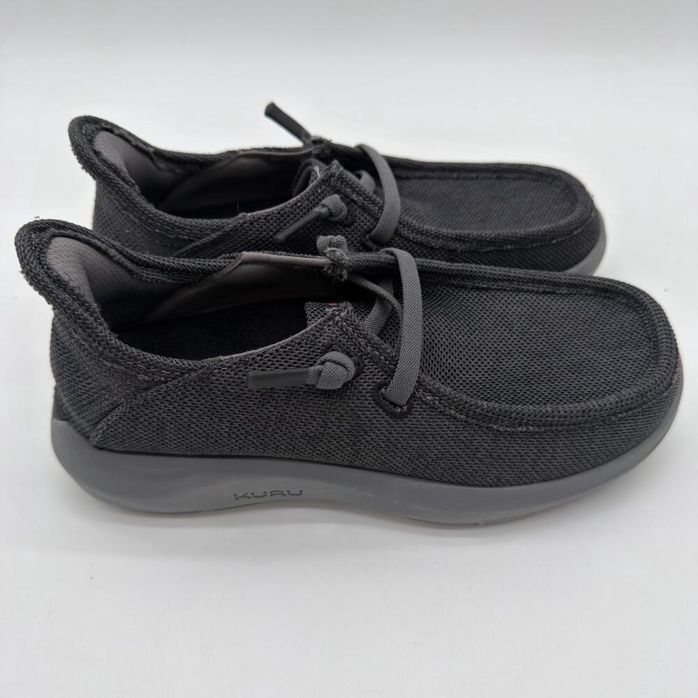 Kuru Draft Rento Ulta Lightweight Plantar Fasciitis Slip on Black NWOB 6.5